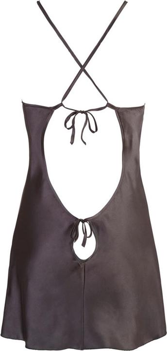 Productafbeelding Cottelli Collection Satijnen negligé zwart (XL)
