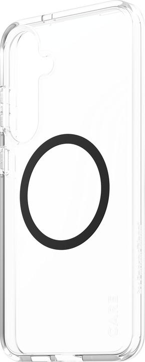 Actual product image PanzerGlass CARE by ® Flagship Case Transparent Urban Combat w. Black Qi Compatible Samsung Galaxy S (Samsung Galaxy S25+)