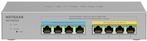 Productafbeelding Netgear MS108TUP - 1 jaar Insight Managed 8PT MG (8 Havens)