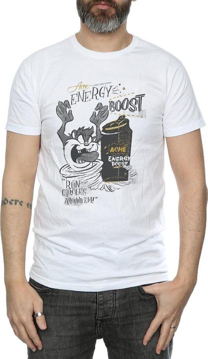 Immagine prodotto Looney Tunes Taz Energy Boost Maglietta Uomo (3XL)