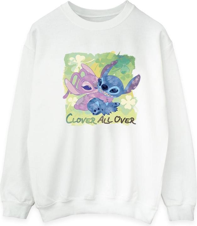 Disney Lilo And Stitch St Patrick's Day Clover Sweatshirt (XXL)