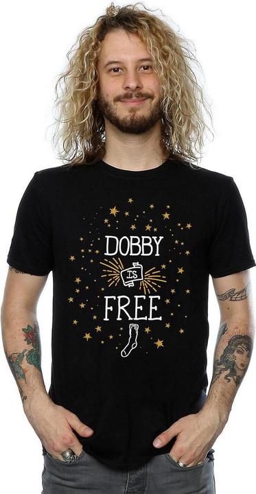 Actual product image Mens Dobby Is Free Cotton T-Shirt (L)