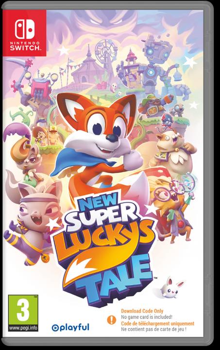Image du produit Pqube New Super Lucky's Tale (Code in a Box) (Switch, Switch Lite, Switch OLED, DE, IT, EN, FR)