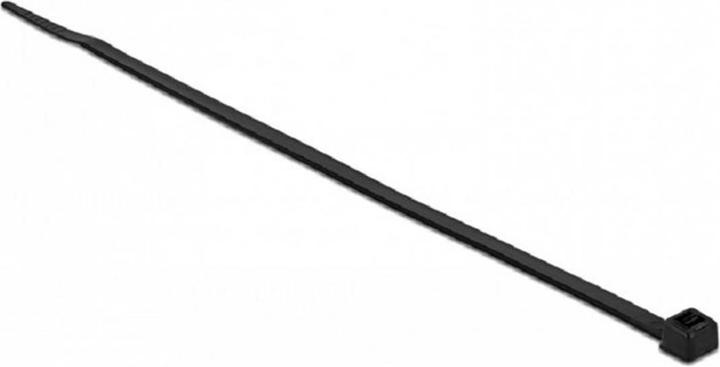 Actual product image Delock Cable tie heat resistant L 300 x W 4.8 mm black 100 pieces (Velcro cable ties, 300 mm, 100 pcs.)
