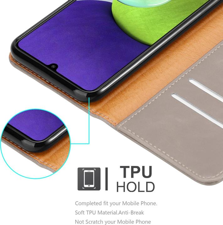 Produktbild Cadorabo Luxury Book Hülle (Samsung Galaxy M22, Samsung Galaxy A22, Samsung Galaxy A32)