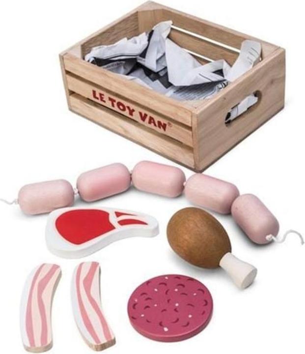 Le Toy Van Meat & Sausage Box Market