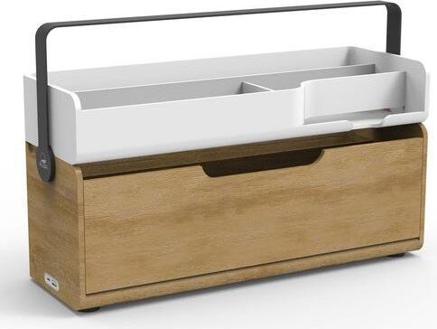 Produktbild Alba Arbeitsplatz DKBOX 15 " Braun, Weiss