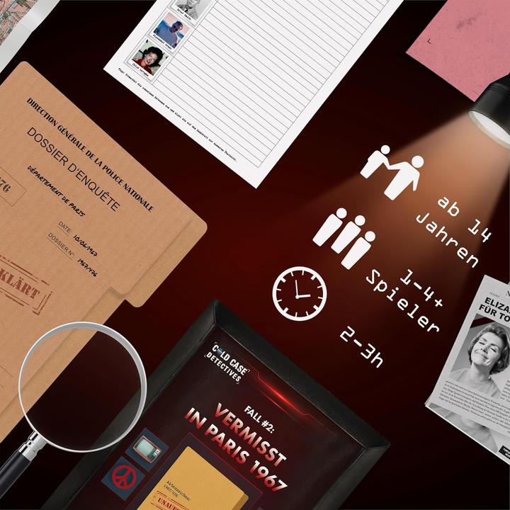 Actual product image X-scape Cold Case Detectives - Missing in Paris 1967 - Crime game (German)