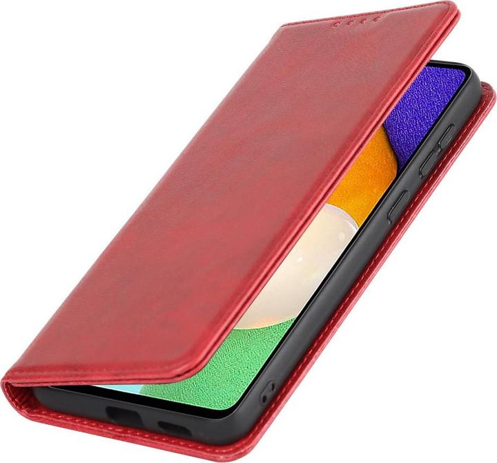 Actual product image Cover-Discount Galaxy A53 5G - Stand Flip Case Cover red (Samsung Galaxy A53 5G)