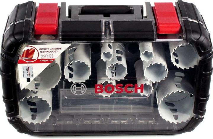 Actual product image Bosch Professional Zubehör Hole saw set Universal. Endurance for Heavy Duty.Carbide. 13 pieces (76 mm)