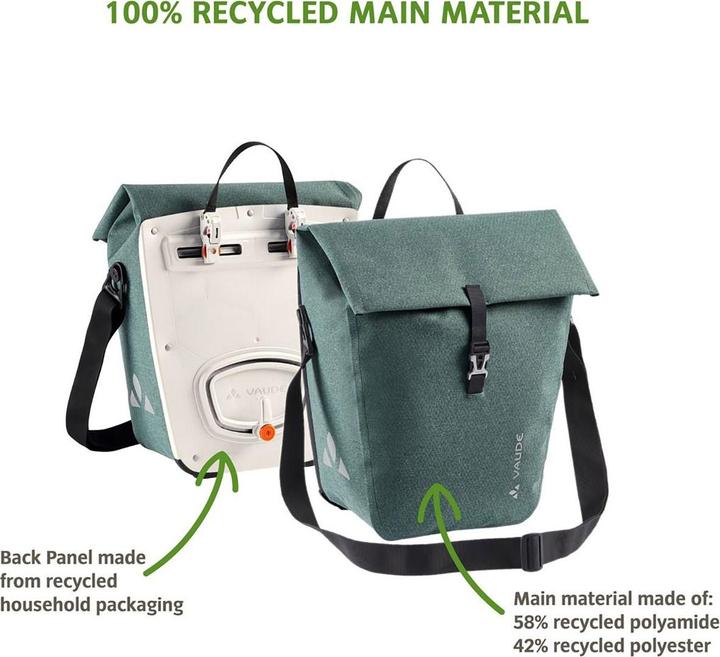Produktbild Vaude ReCycle Back Single (30 l, Gepäckträgertasche)