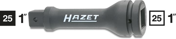 Immagine prodotto HAZET Prolunga per avvitatore ad impulso 1105S-7 ∙ Attacco quadro, cavo, 25 mm (1 pollice) ∙ Attacc…