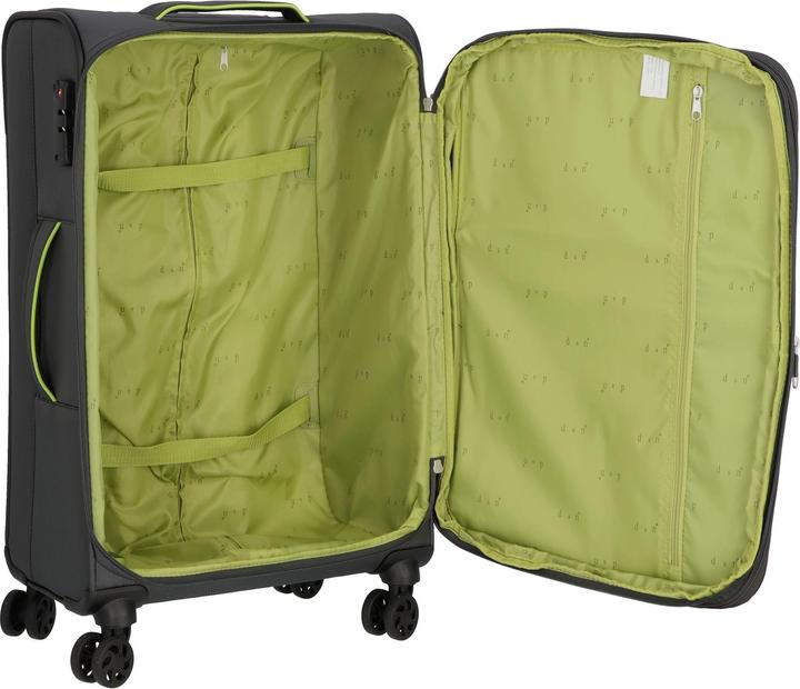Produktbild D&N Travel Line 6704 4-Rollen Kofferset 3tlg. (208 l, XL (ab 115l))