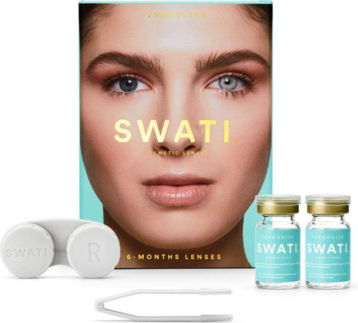Produktbild Swati Coloured Contact Lenses 6 Months - Turquoise (Turquoise)