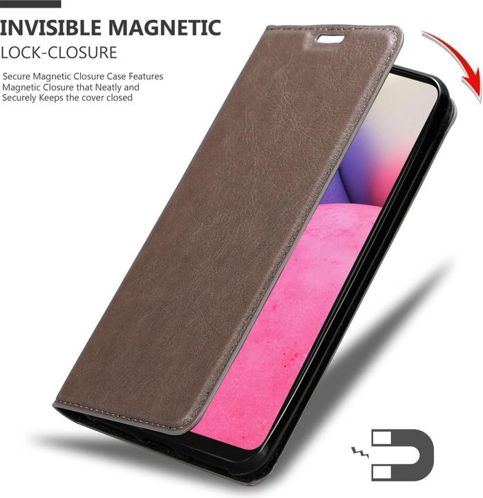 Actual product image Cadorabo Book Invis. Magnet sleeve (Samsung Galaxy A33 5G)