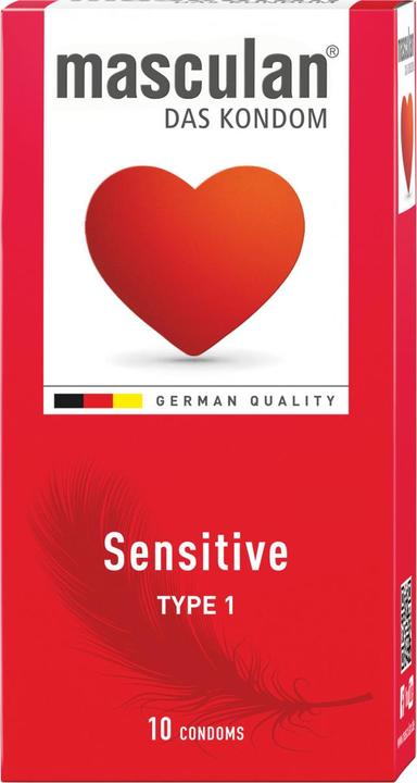 Actual product image Masculan Type 1" (sensitive) 10 delicate pink condoms for sensual moments (10 pcs.)