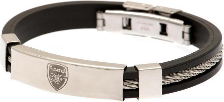 Immagine prodotto Arsenal FC Bracciale a intarsio in silicone (20 cm, 100% silicone)