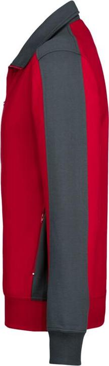 Image du produit Hakro Veste sweat Contrast Perf rouge/anthracite Gr.XXL (XXL)