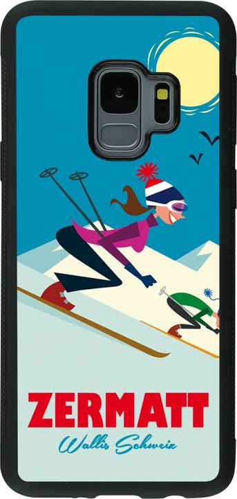 Actual product image PhoneLook Cover silicone black Zermatt Ski Downhill (Samsung Galaxy S9)