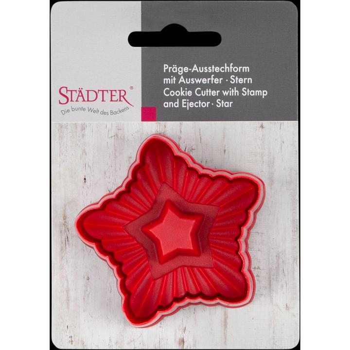 Image du produit Städter Emporte-pièce avec éjecteur Étoile ondulée