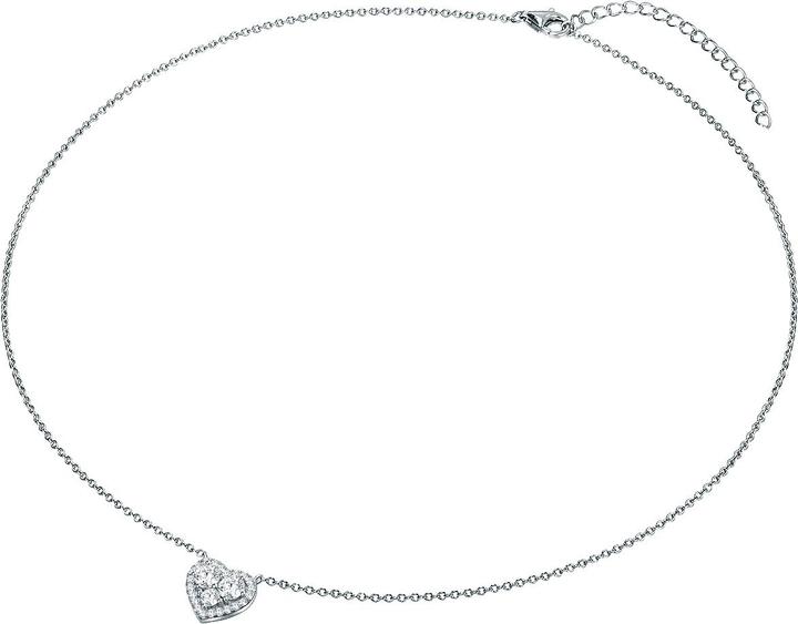 Actual product image Trilani Ladies Sterling Silver Zirconia silver 40.0 cm base chain + 5.0 cm extension - 16284 (Sterling Silver, 40 - 45 cm)