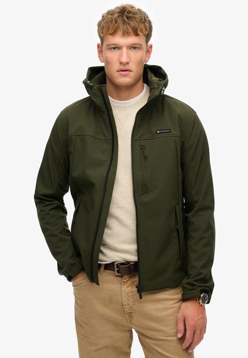Actual product image Superdry HOODED SOFT SHELL TREKKER JKT Heren Jas (M)