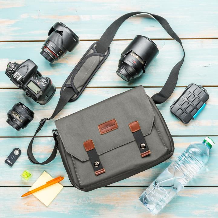 Actual product image mantona Camera bag Milano grande (Camera shoulder bag)