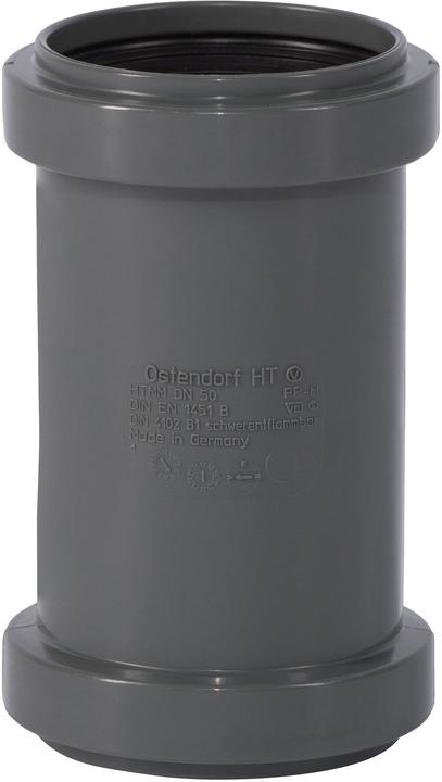 Image du produit Csdk SL HT Safe dobbelt muffe 50mm Montage sans risque de blessure avec les nouvelles bagues d'étanchéité (Double mamelon)
