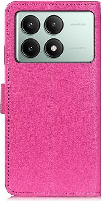 Actual product image MU Classic Litchi Leather Bookcover Series (Xiaomi Poco X6 Pro)