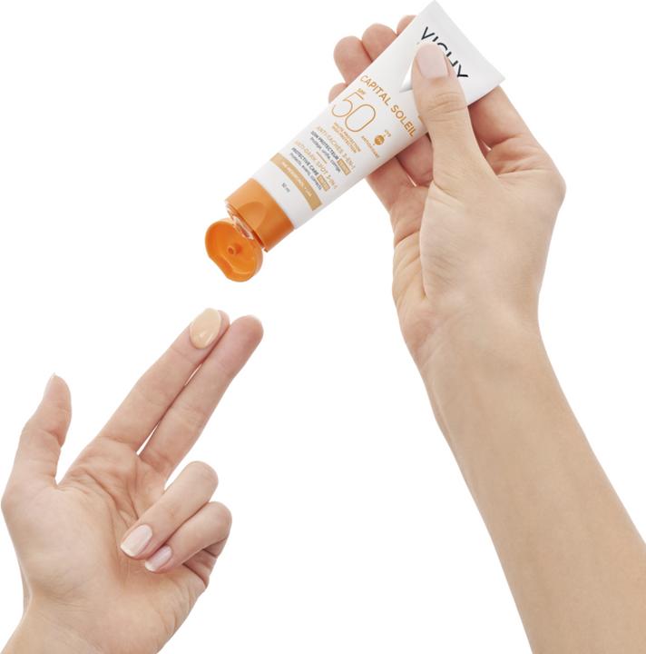 Produktbild Vichy Idéal Soleil Anti Pigmentflecken Gesichtscreme (Sonnencreme Gesicht, SPF 50+, 50 ml, 77 g)
