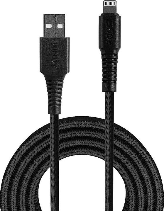 Produktbild Lindy Lightning Ladekabel (2 m, USB 2.0)