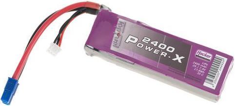 Actual product image Hacker TopFuel LiPo Battery 7.4V 2400mAh 35C (7.40 V, 2400 mAh)