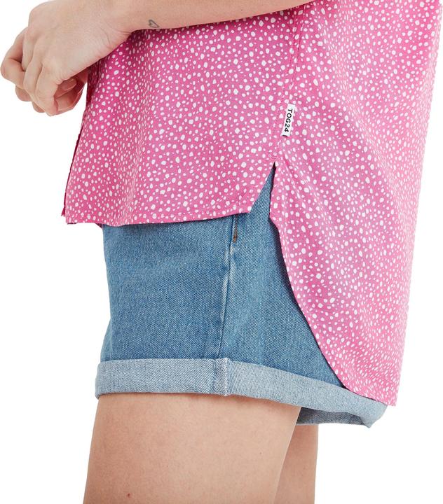 Actual product image TOG24 Womens/Ladies Pebble Capped Sleeved Shirt (38 D)