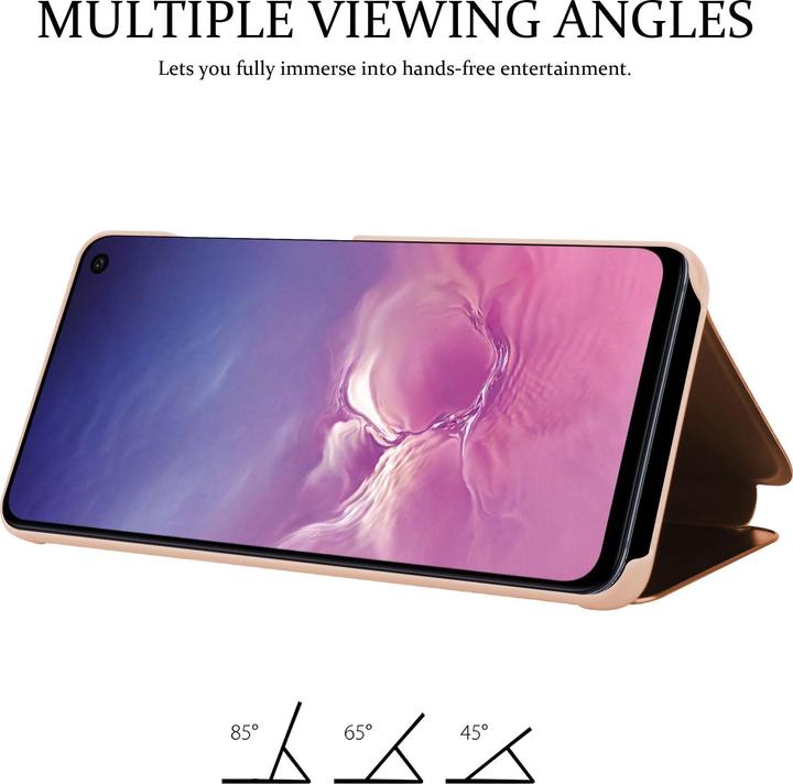 Actual product image Cadorabo Book Smart View Mirror Cover (Samsung Galaxy S10e)