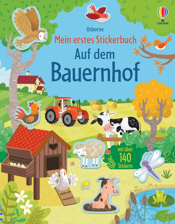 Image du produit Mein erstes Stickerbuch: Auf dem Bauernhof (Allemand, Kristie Pickersgill, Jordan Wray, 2021)