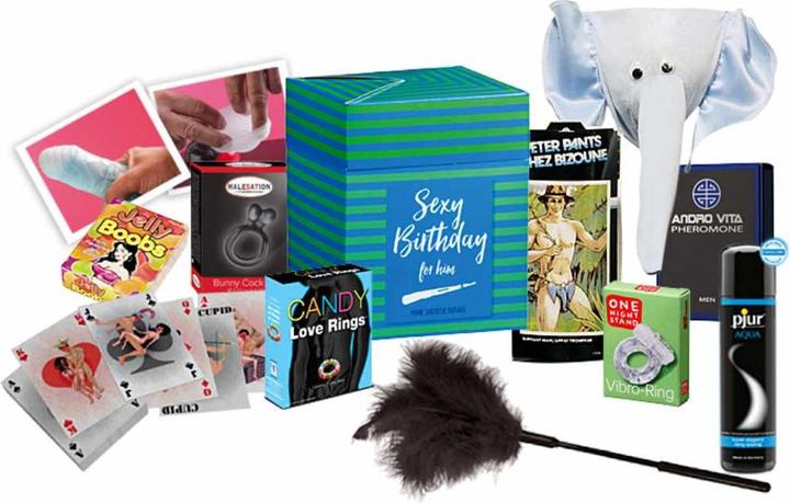 Image du produit ST Rubber Boîte 'Surprises d'anniversaire sexy pour lui