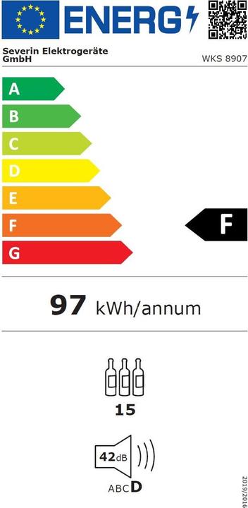 Energy Label Severin WKS8907