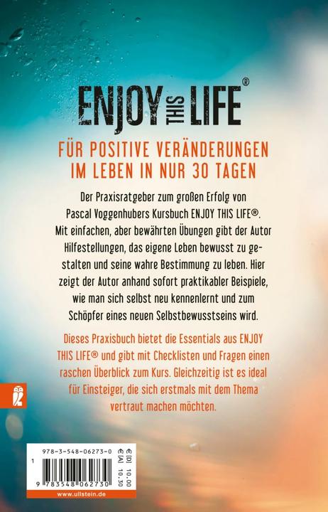 Immagine prodotto Enjoy this Life - In 30 Tagen zu dir selbst (Tedesco, Pascal Voggenhuber, 2020)
