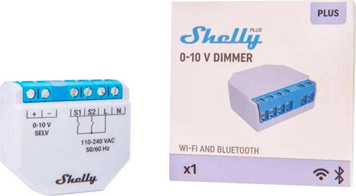 Etichetta energetica Shelly Più dimmer 0-10V (Attuatore dell'interruttore)