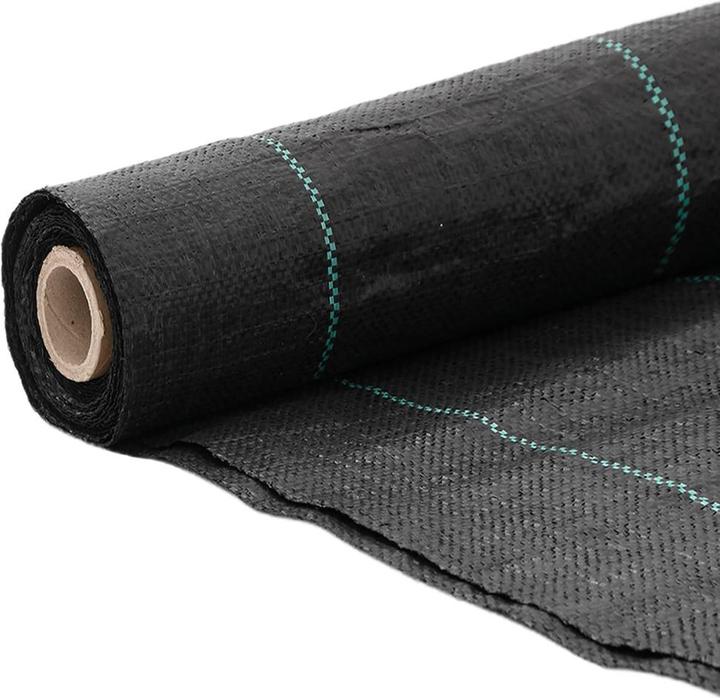 Productafbeelding VidaXL Onkruidvlies tuinvlies gronddoek onkruidfolie zwart 0,5x200m PP
