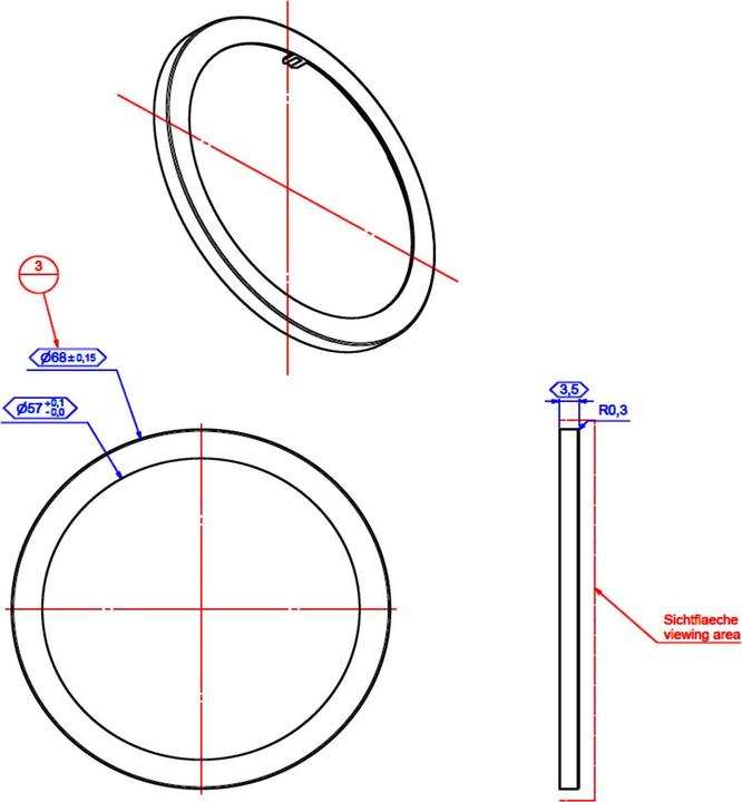 Actual product image Bachmann PIX decorative ring set stainless steel optics PU 25 pcs.