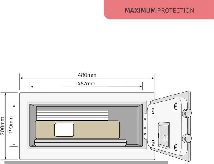 Immagine prodotto Yale Computer portatile YLEM 200 sicuro (24.80 l)