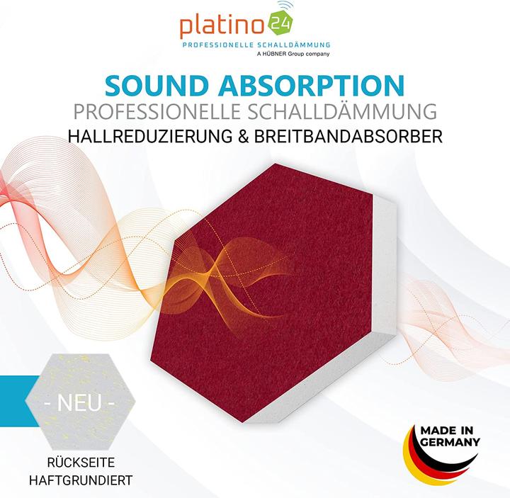 Image du produit Platino24 Kit d'absorption acoustique (12 pcs)