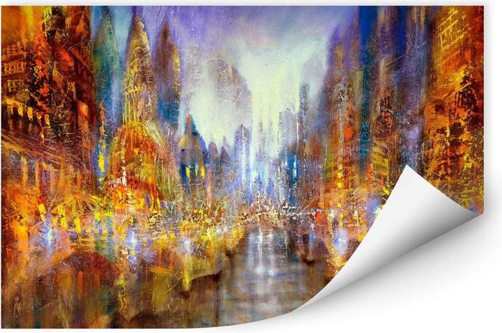 Produktbild Trenddeko Schmucker - Lichterstadt (100 x 70 cm)