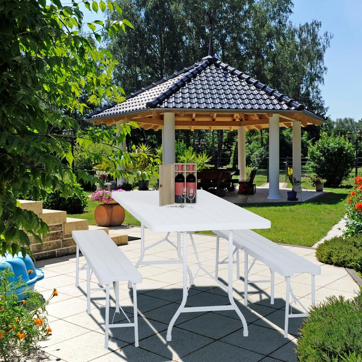 Produktbild Relaxdays Gartentisch (180 cm)