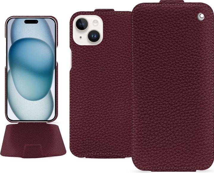 Actual product image Noreve Vertical leather shell (Apple iPhone 15)