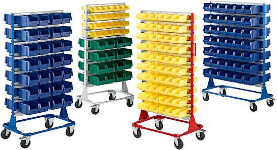 Actual product image kaiserkraft Mobile shelf, height 1588 mm
