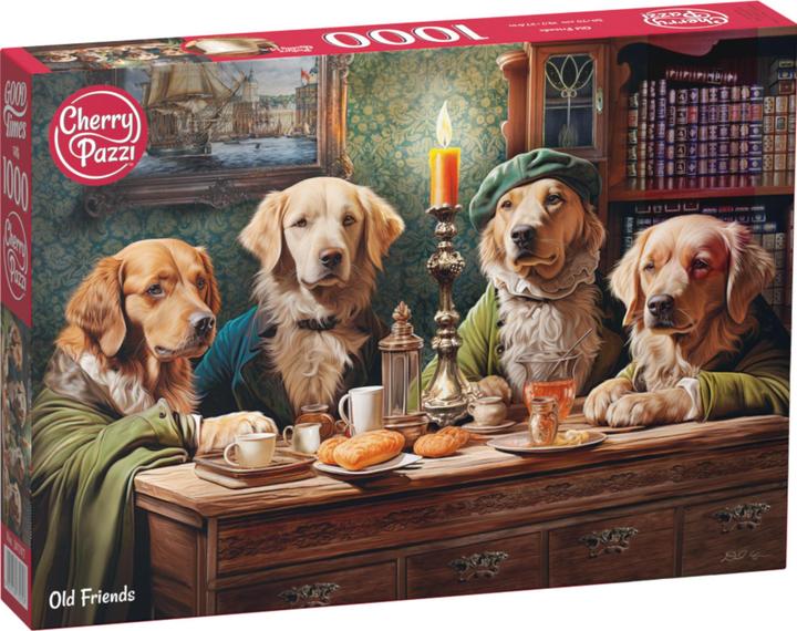 Actual product image Cherry Pazzi Puzzle 1000 pieces - Old Friends (1000 pieces)