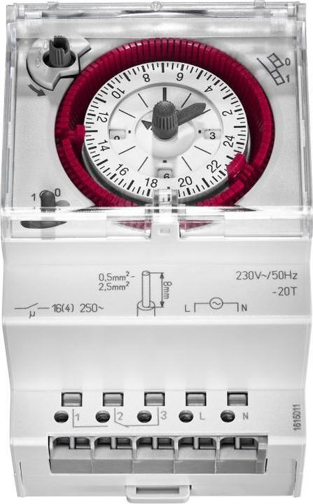 Immagine prodotto Elbro Timer AMD talento 111 1-0-Timer piombabile con morsetto a innesto