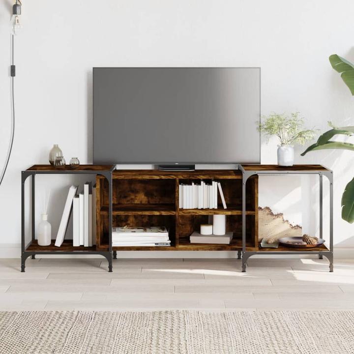 Produktbild VidaXL TV-Schrank Räuchereiche 153x37x50 cm Holzwerkstoff,Farbe